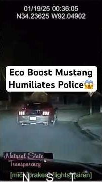Eco Boost Mustang Humiliates Police In Wild Chase! Part 1