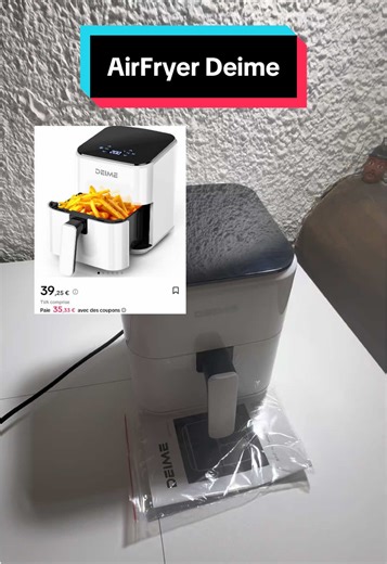 Cette AirFryer de 2,5litres , compact est idéal pour 2 personnes pour moins de 40€ #pourtoi #bonplan #airfryer #cuisine #pascher