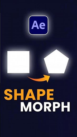 shape morph after effects | #tutorial #aftereffects