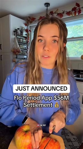 Sophie on Instagram: "First there was lead found in our tampons and now ALL of the reproductive health data from Flo was taken and sold??? Can we get a break?😅😅 SEND THIS TO EVERY WOMAN. Comment CLAIM and I’ll send you the app link to file! (Once it’s open) no you don’t have to use this to file, I just think it’s the easiest way! **US only #sidehustles #moneytok #moneytips #classaction #womensupportingwomen"