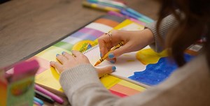 Ready for a Creative Challenge? Have children illustrate song lyrics or draw themselves as the star in their story. Then share a photo of students’ artwork on social media using #CrayolaCreativityWeek for a chance to win today's musical prize pack! | Crayola Learning