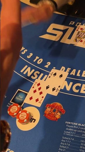 CRAZY $40,000 Double Down against a 10! #casino #vegas #blackjack