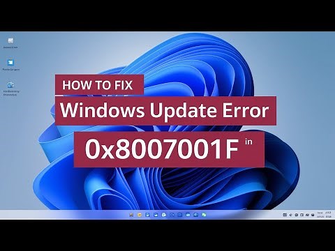 How to Fix Windows Update Error 0x8007001f in Windows 11 [GUIDE]