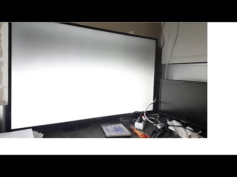 Dark area or black screen on TV?