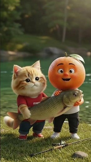 Big Fish Suddenly Pulls Udin and Oyen's Fishing Rod #anomaly #oyen #udindindindun
