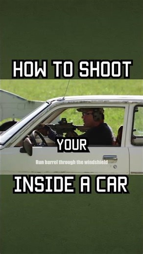 How To Shoot Inside A Car #shorts #car #military #tips