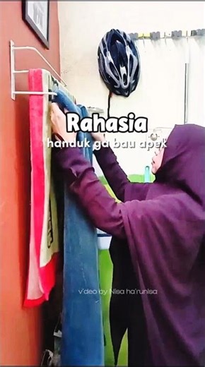pakai rak handuk ini,,, handuk jadi rapih dan aesthetic #rakhanduk #rakhandukbesi #rakhandukdinding