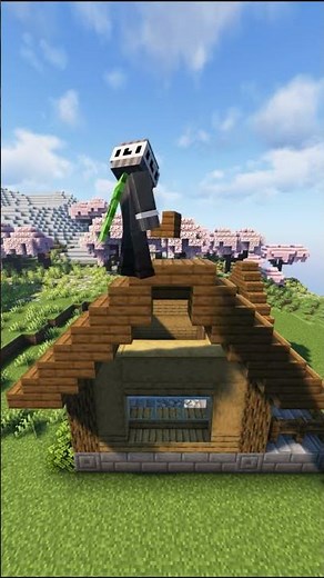 Cozy Oak House in MINECRAFT! 🏠✨ #shorts #minecraft #gaming
