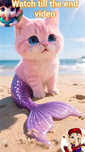 A small Cat and mother cartoon video#cat #funny #animation