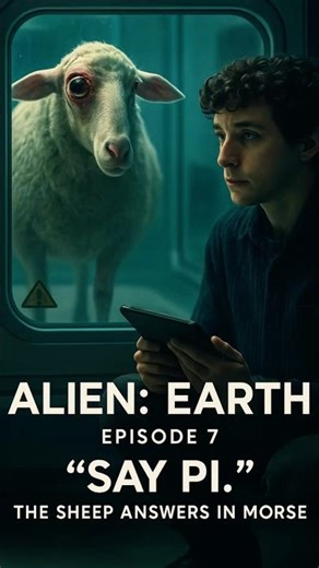 Alien: Earth Ep.7 — “Say Pi.” The Sheep Answers in Morse #AlienEarth #Parasite