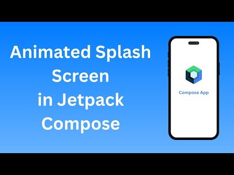 🔥 Animated Splash Screen in Jetpack Compose | Fade & Scale Animation (Hindi + Urdu + English)