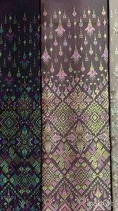 Thai fabric material ผ้าถุง ผ้าซิ่น ผ้าไหมไทย ผ้าไหมแพรวา กาฬสินธุ์ เนื้อไหม งานทอลาย แบบหรู ผ้าเป็นผืน สามารถ นำ ไป ตัดเย็บ ตาม แบบ ต้องการ ได้เลย | Lazada Thailand