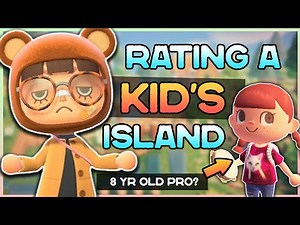 Rating An 8-Year Old Kid's Animal Crossing Island 🤔 || ACNH