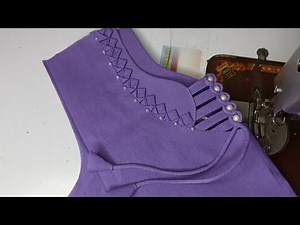 new easy beautiful kurti neck design