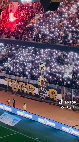 AEK Athens FC Fans Show Original 21 Fear of the Dark