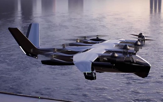 “午夜”登场! Archer 发布其生产型 eVTOL 飞机 Midnight，5座，100英里航程，45dBA噪音，比直升机安静1000倍。