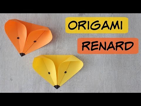 Origami Renard SUPER FACILE !