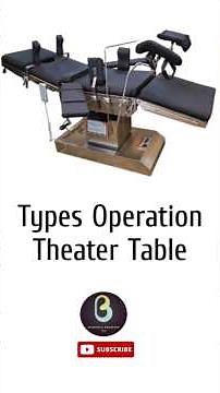 Types Operation Theater Table #biomedicalequipments #biomedicalengineering #hospital #anesthetic