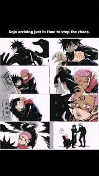 The "Honored One" to the rescue! 🤞 #jujutsukaisen #jjkseason3 #jjk