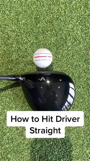 Two Simple Tips to Hit Your Driver Straight