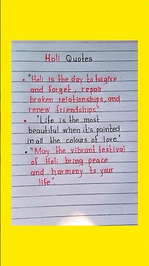 Holi Quotes || Holi Festival Message || Holi Wishes || Holi Letter ||