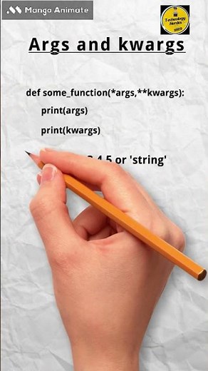 Args and Kwargs in python explanation | python basics #education #python #coding