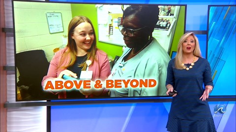 Intern goes above and beyond at Sentara Leigh