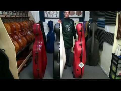 Cello Case Comparison - Eastman K1W, Bam Shamrock & Bam Classic with wheels