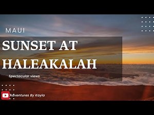 Once-in-a-Lifetime Haleakalā Sunset 🌄 | Maui’s Most Beautiful View You Can’t Miss!)