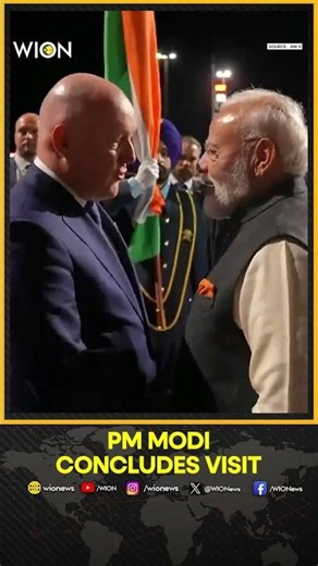 PM Modi Departs for India from Auckland | New Zealand Visit Concludes | WATCH