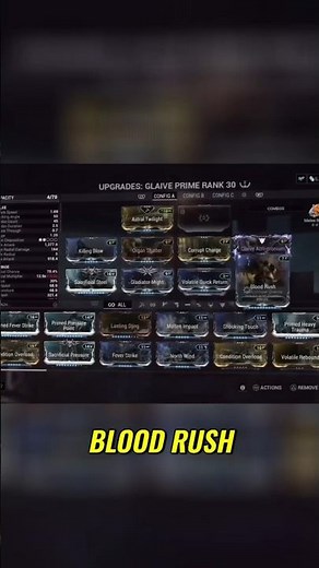 BEST Glaive Prime Build in Warframe #warframe #build #gaming