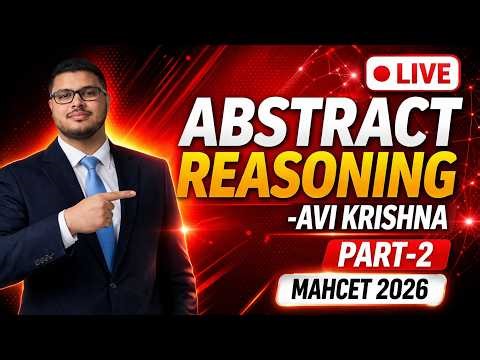 Abstract Reasoning Practice MAHCET 2026 | Abstract Reasoning Revision | Part 2