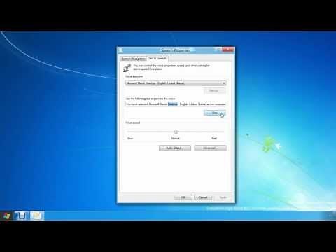 Windows 8 text to speech voices