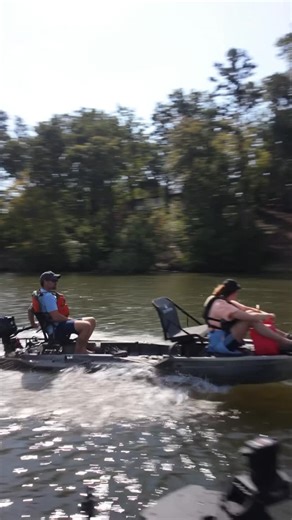 Justin Floyd on Instagram: "Is this the world’s fastest kayak?! • • • Today, we’re pushing the limits with the XTR130 and things are getting wild. Everyone keeps telling me, “Just buy a boat already,” so... here we are. Have we officially crossed the line? 🤯 Check out what this beast can do! . . #kayakfishing #fishing #bassfishing #outdoors #kayaks #motor #bonafidefishing"