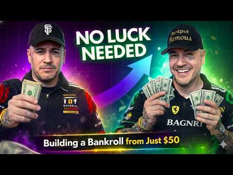 Building a Bankroll with $50! No Luck Needed!