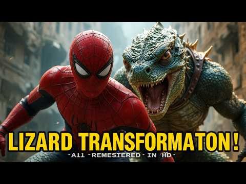 Spider-Man TAS 1994 | The Lizard Transformation – AI Remastered in HD!