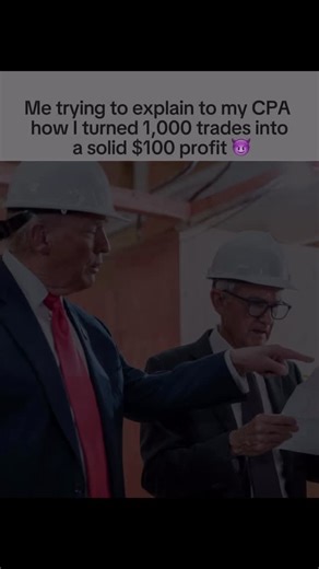 OnlyOptionsTrades | Me trying to explain to my CPA how I turned 1,000 trades into a solid $100 profit 😈 | Instagram