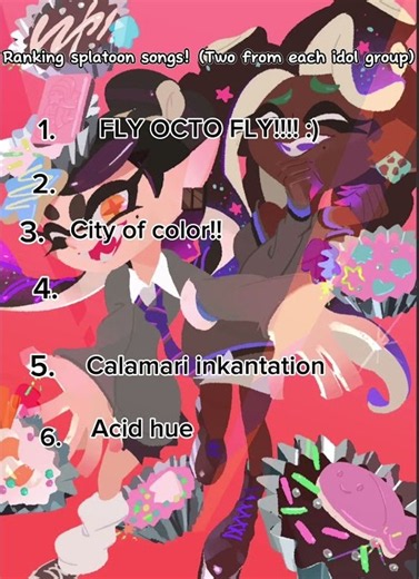 Ranking splatoon songs!