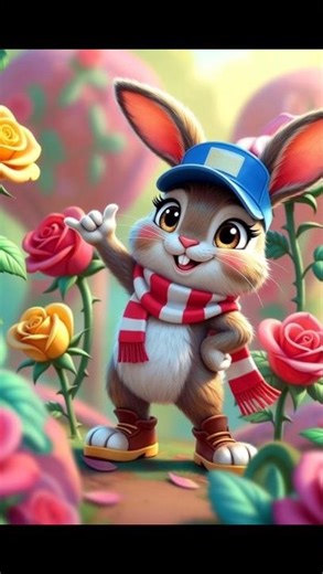 Cute Rabbits Dancing 🐰 | Funny 3D Pixar-Style Animation#pkkidsparty