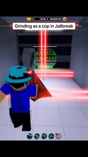 Grinding as a Cop in Jailbreak Roblox Gameplay