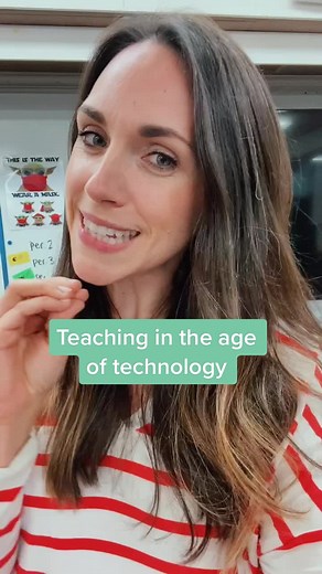 Final score: Tech-0, Mrs. R.-1 #iTeachMiddles #teachersOfTikTok #millenialVsGenZ #reallife #teacher #funny #technology