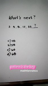 329K views · 7.9K reactions | This is how I do it. Finding the next term in a series of numbers. #pattern #review #fbreels #educational #tutorial | Math Fannatics | Facebook