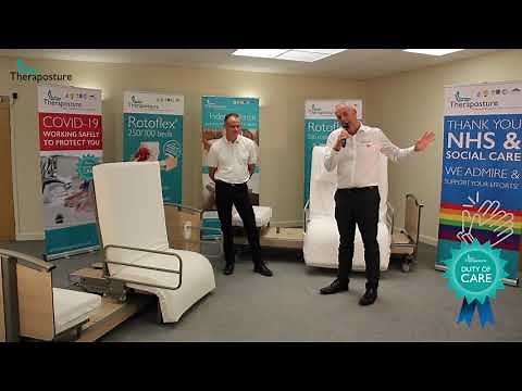 New UNIQUE rotating bed safety/comfort features ONLY available on the Rotoflex Mk2 by Theraposture