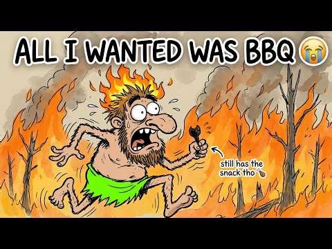 Grog Invents Fire (And Immediately Sets Everything On Fire) | StoneAgeSagas Ep. 2