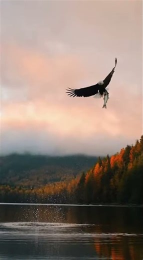 Eagle Mid-Air Catch — “Eagle Snatches Fish!”