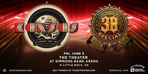 Kansas, .38 Special to perform at Simmons Bank Arena in June