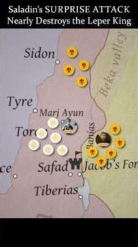 Saladin’s SURPRISE ATTACK Nearly Destroys the Leper King
