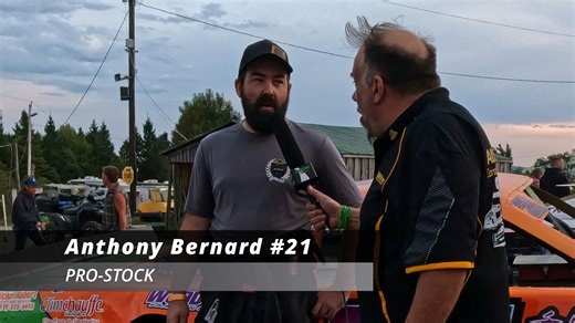 3K views · 21 reactions | 23 août 2025, Entrevue avec Anthony Bernard #21, PRO-STOCK, Complexe Sport Motorisé Le Speedway, East Broughton | Speedway Channel | Facebook