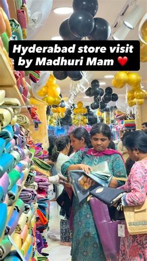 UTSAREES | Nasir (3rd Generation Weaver) on Instagram: "Madhuri mam purchase Rs 70000 wedding sarees from us ❤️ Hyderabad Shop Address Mig 408 Kphb road no 4 Near Subbaya gari hotel Beside Mukunda Jewllers Hyderabad Telangana PIN code 500072 8471014608 _________________________"