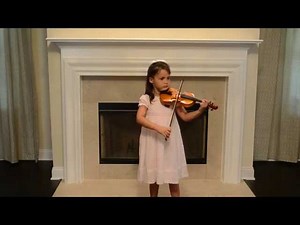 Rieding Violin Concerto in B minor op 35 mv 1 2 & 3. 6 years old